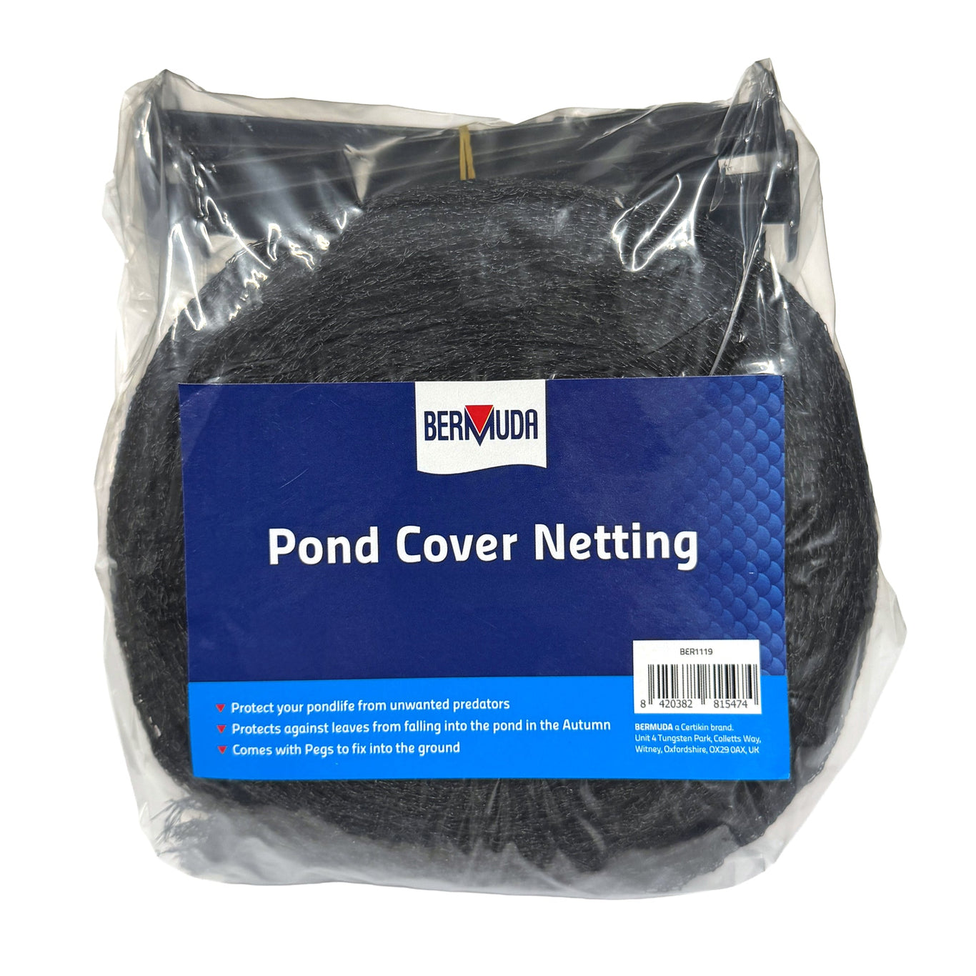 Bermuda Black Fine Cover Net