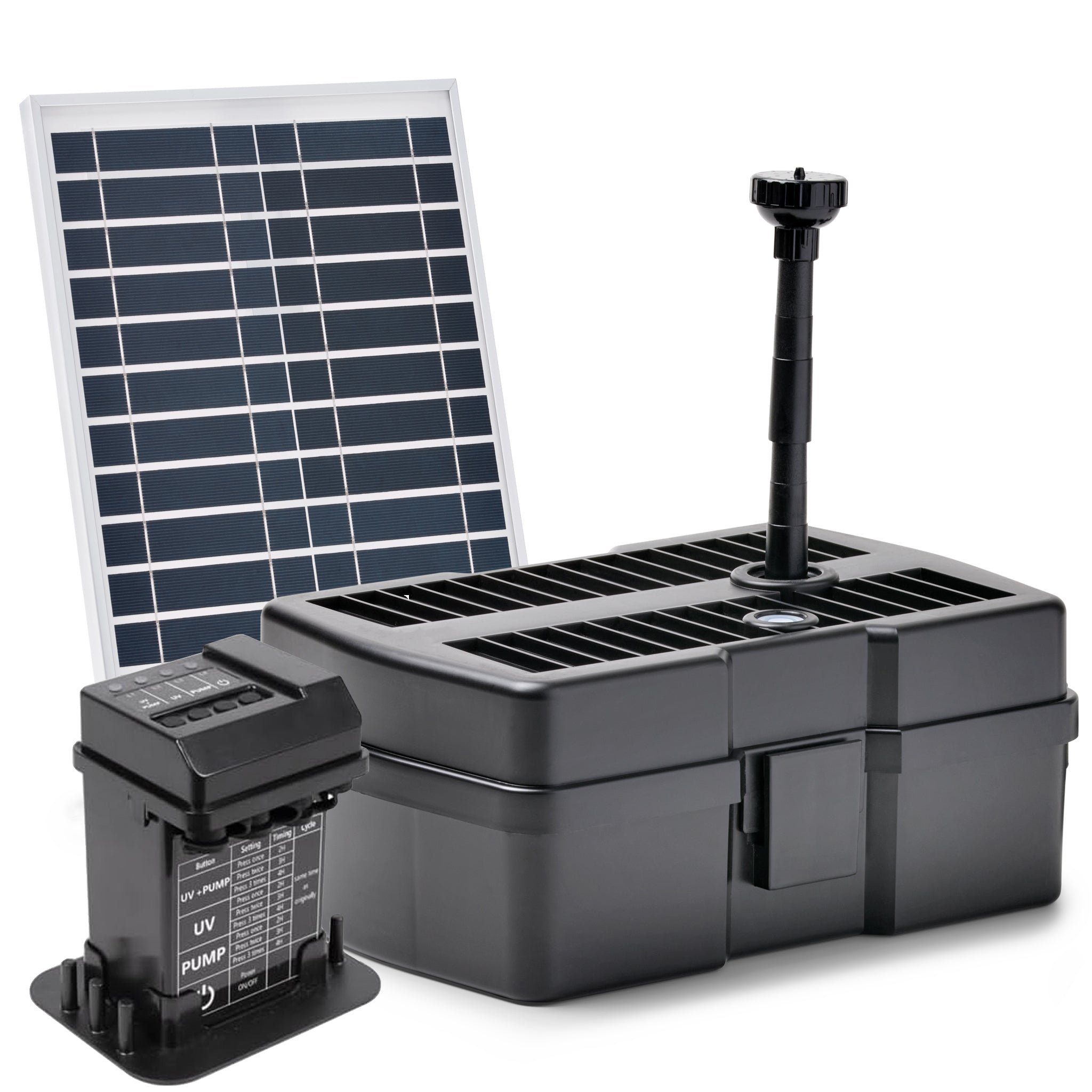 Solar Powered Wildlife Pond Filters