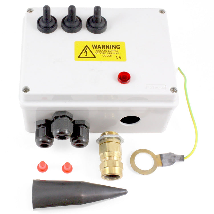Armoured Feed Electrical Switch Boxes