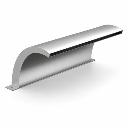 Arc Stainless Steel Curved Waterfall 600mm Back Entry
