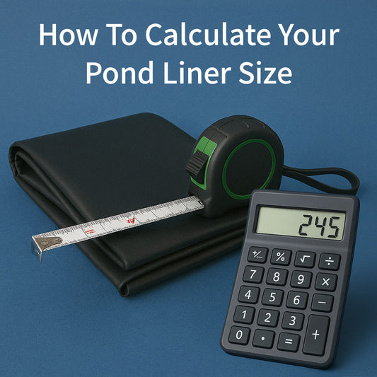 How to calculate your pond liner size - Help article - Square