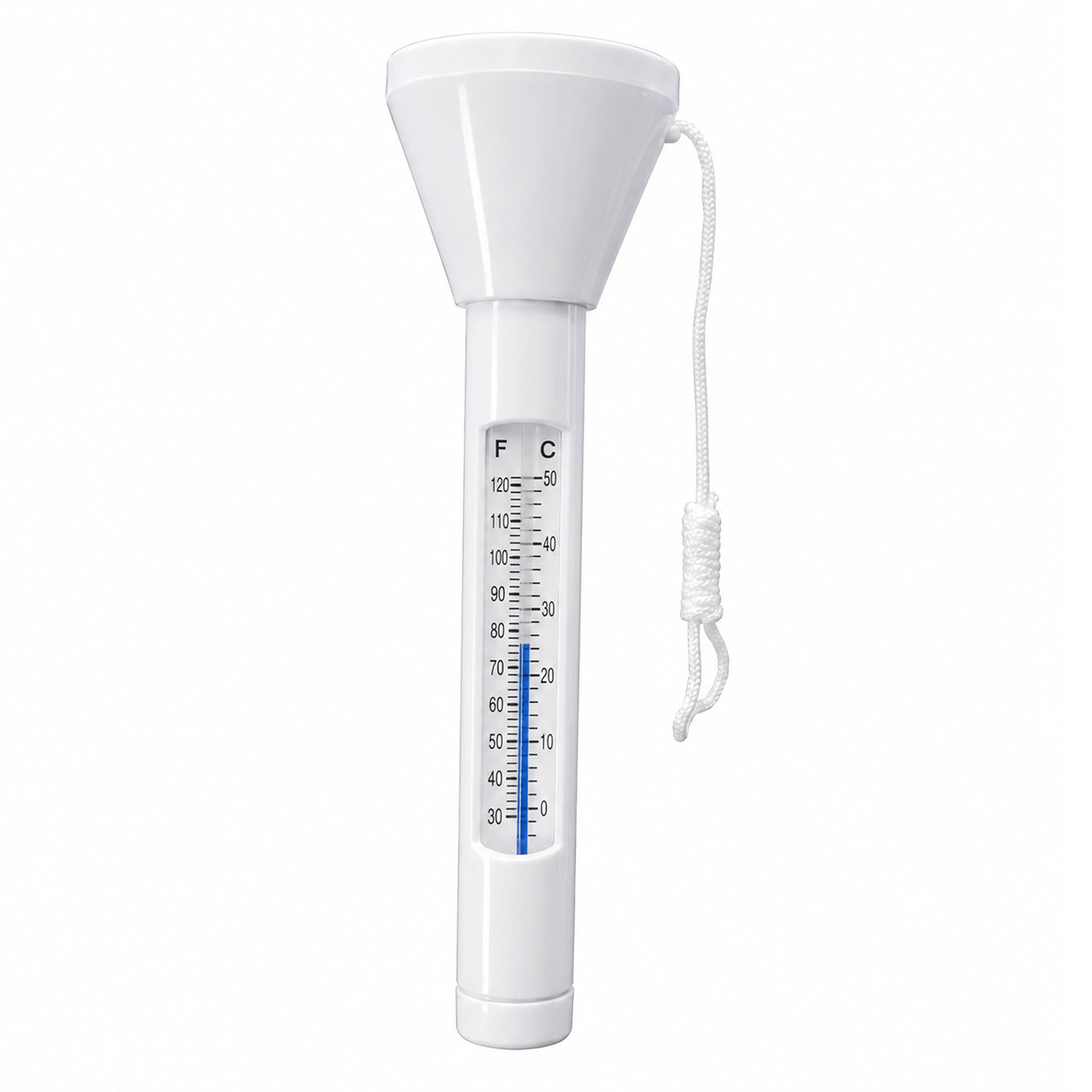 Bermuda Floating Pond Thermometer - White