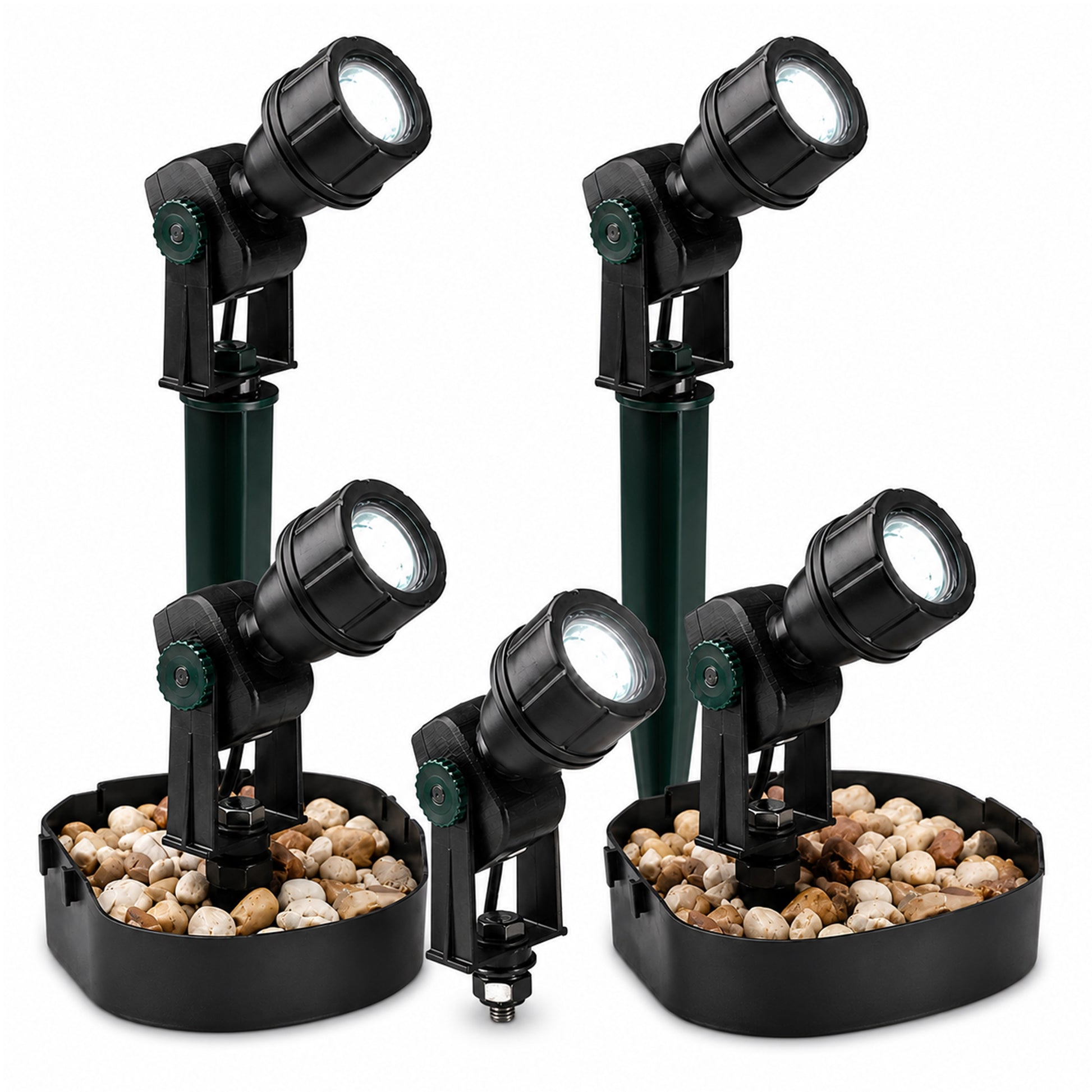Blagdon Pond and Garden Light 5 x 1w Light Set Kit Pic1