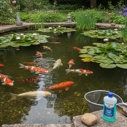Pond Fish Treatmenst Banner - Sq