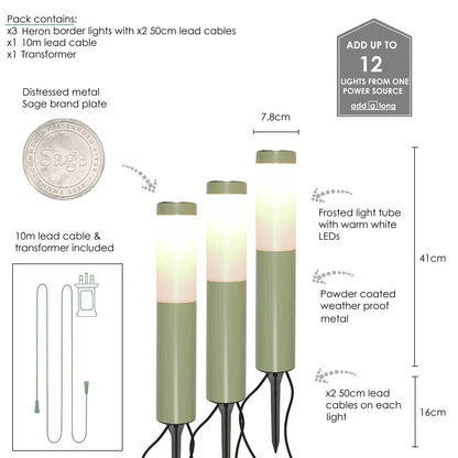Noma - Heron 3 Light Starter Set – Green