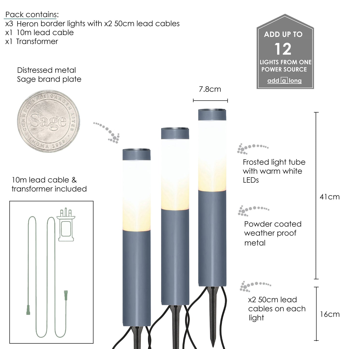 Noma - Heron 3 Light Starter Set – Slate