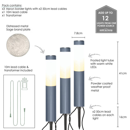 Noma - Heron 3 Light Starter Set – Slate