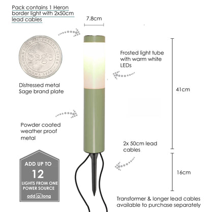 Noma - Heron Single Add On Light  – Green