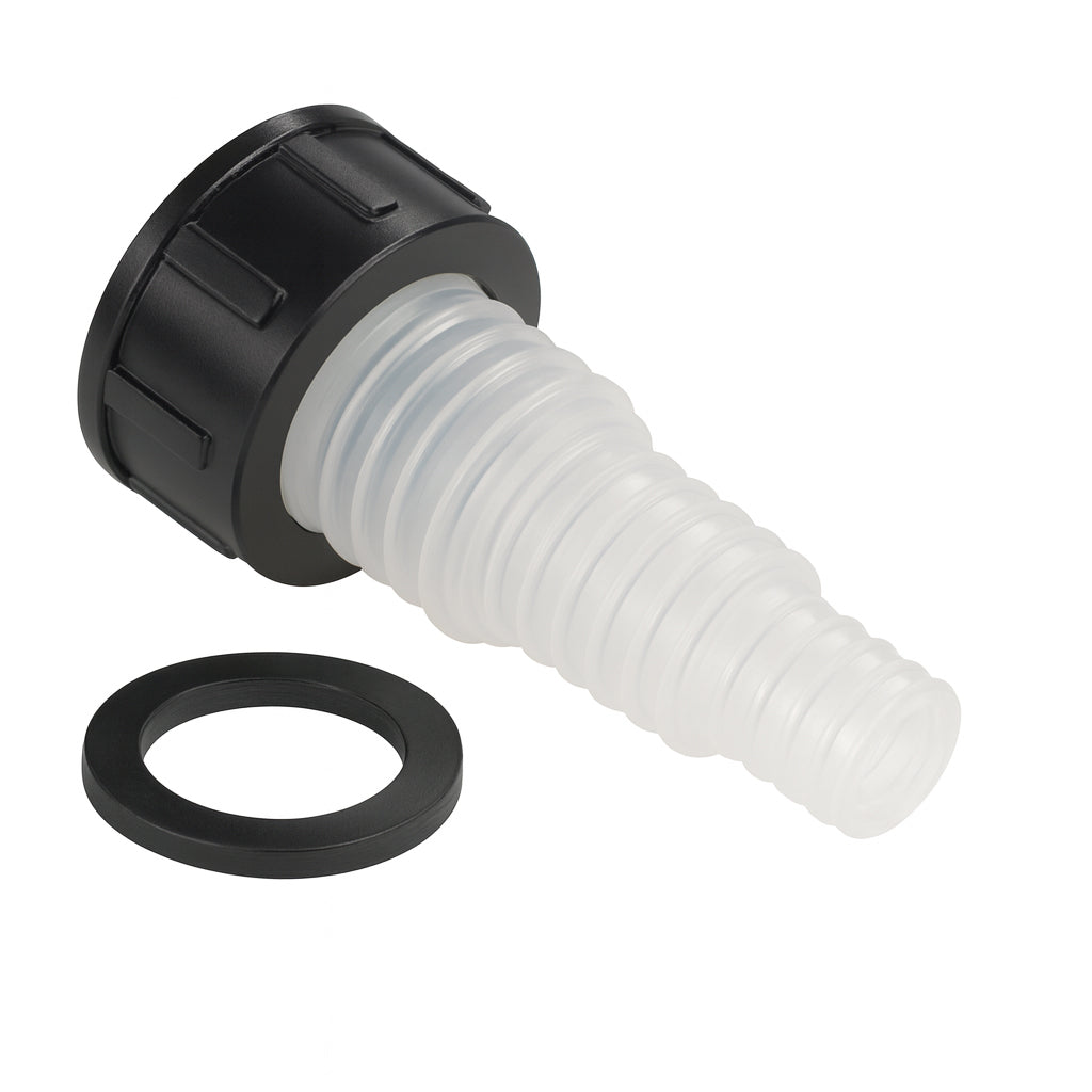 Lotus Female Hosetail - 32mm (1¼ inch) BSP Thread (with washer)