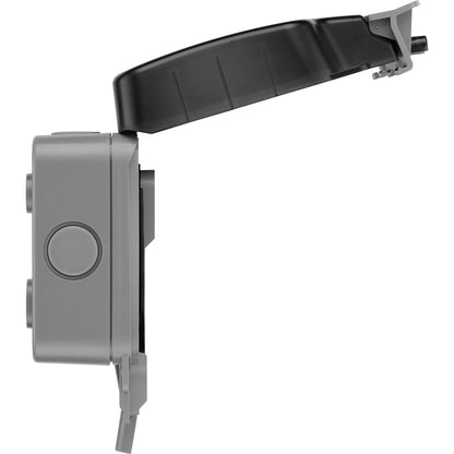 Masterplug Wi-Fi Controlled Storm-Weatherproof Power Socket - Side View