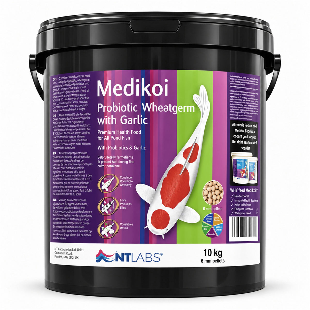 NT Labs - Medikoi Probiotic Wheatgerm & Garlic - 6mm - 10kg