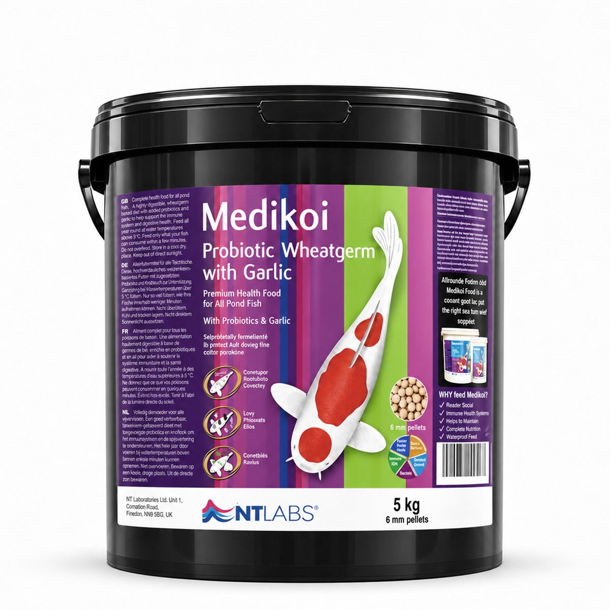 NT Labs - Medikoi Probiotic Wheatgerm & Garlic - 6mm - 5kg