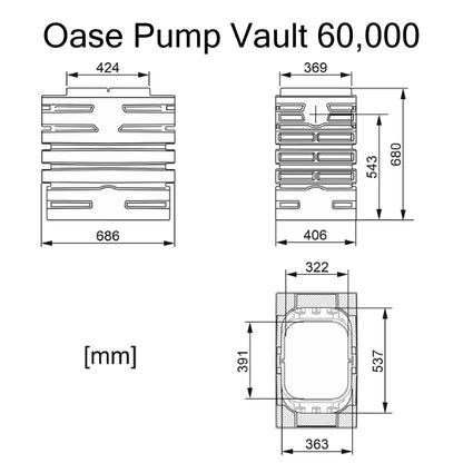 Oase Pump Vault 60000 Dimensions
