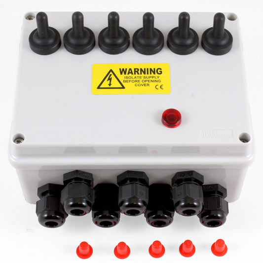 Standard 6 Switch Electrical Box - Image 1