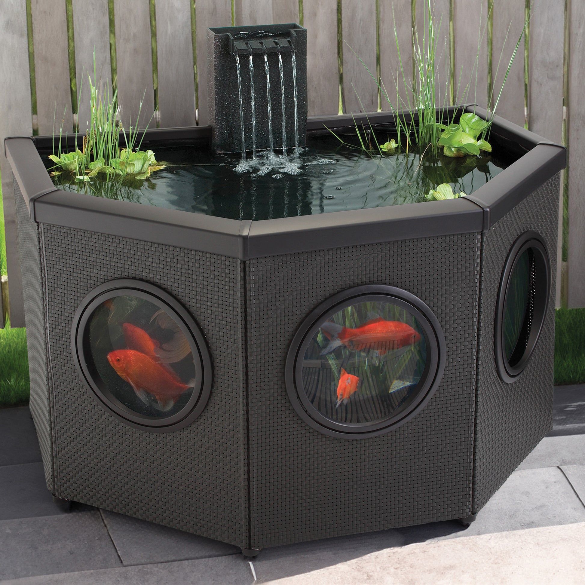 Blagdon Affinity Mocha Half Moon Freestanding Pond Picture 2