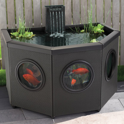 Blagdon Affinity Mocha Half Moon Freestanding Pond Picture 2