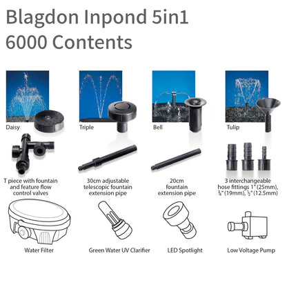 Blagdon Inpond 6000 - 5 in 1 Pond Filter - Pic C