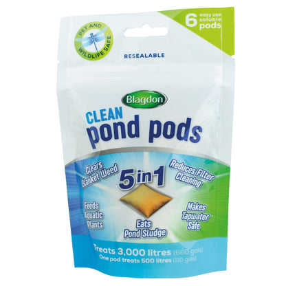 Blagdon Clear Pond Pods - All In One Treatment - 6 Pack - Image 1