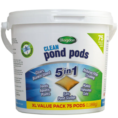 Blagdon Clear Pond Pods - All In One Treatment - 75 Pack - Image 1