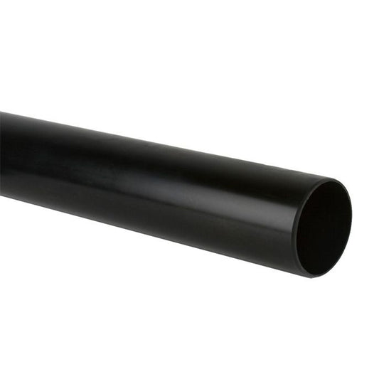 2 inch Lotus Rigid Push Fit Pipe - 1.5m (Black) - Image 1