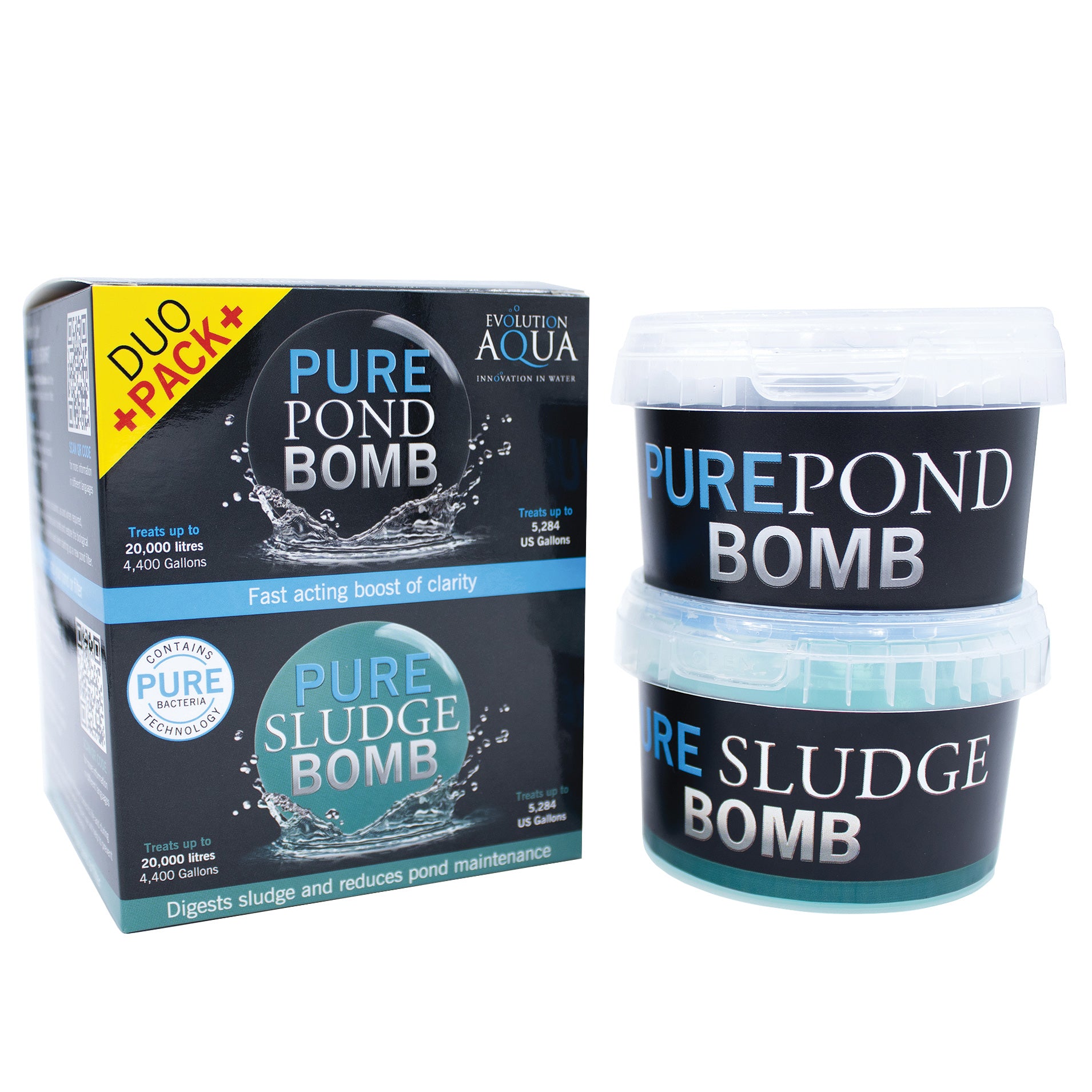 Evolution Aqua - Pure Pond Bomb and Sludge Bomb - Duo Pack - Pic1