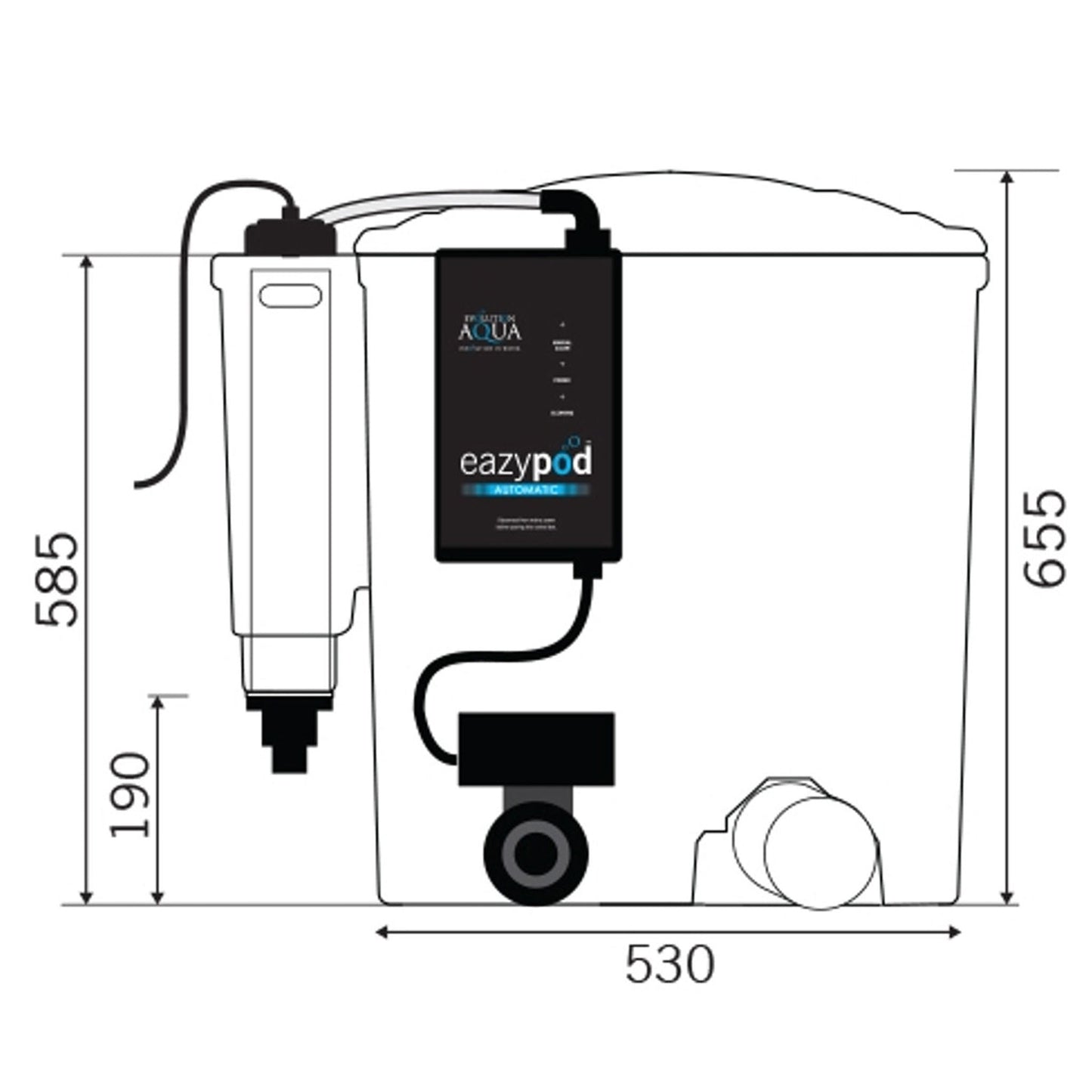 Evolution Aqua EazyPod UV Automatic - Grey Pond Filter - Image 4