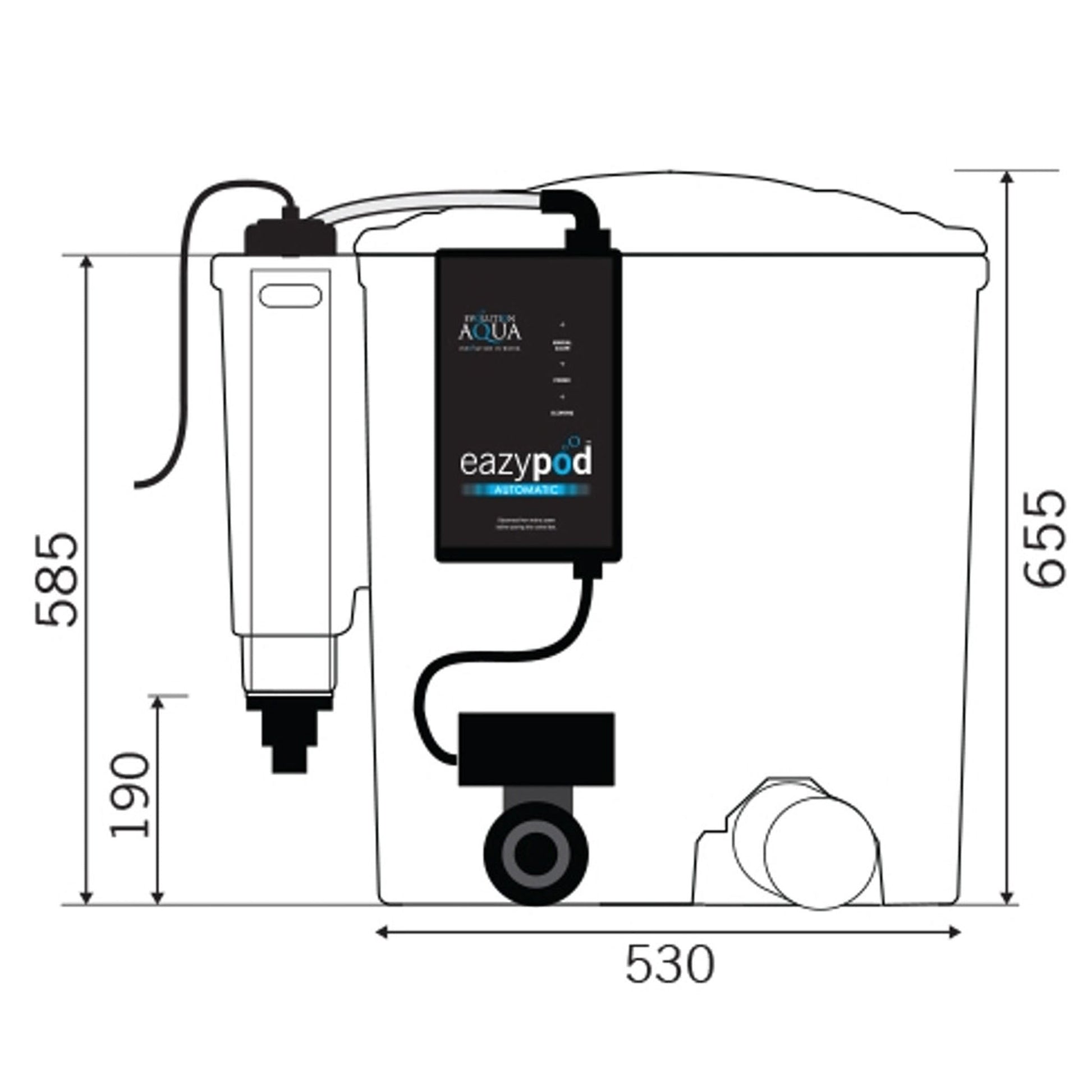 Evolution Aqua EazyPod UV Automatic - Grey Pond Filter - Image 4