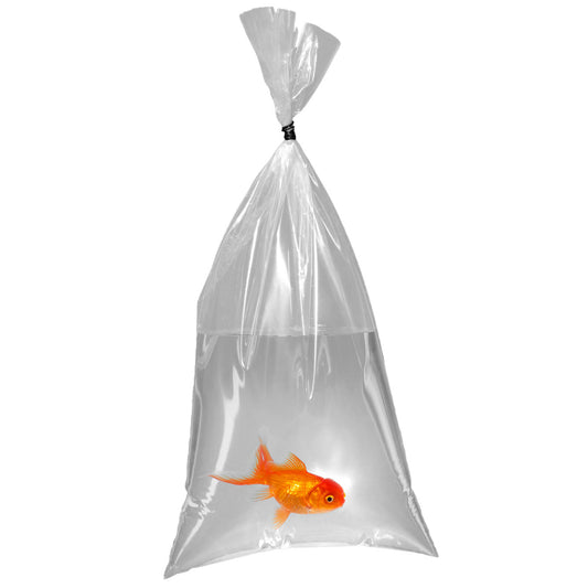 Large Polythene Fish Bags - 12 inch x 24 inch ( 30cm x 60cm) - Single - Image 1