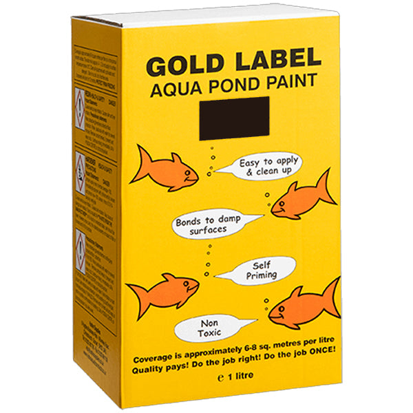 Gold Label Pond Paint - Black - 2.5L - Image 1