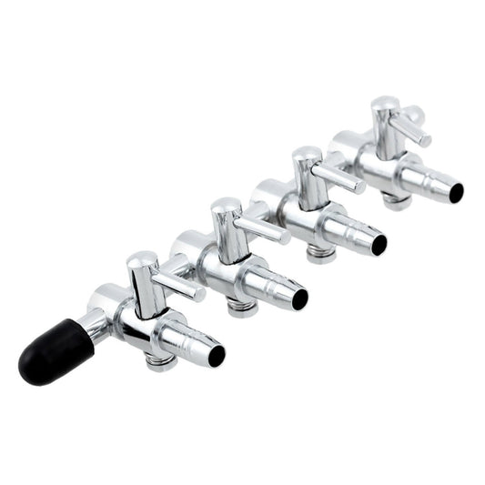 Stainless Steel Air Manifold - 4mm Inlet - 4 x 4mm Outlets - Image 1