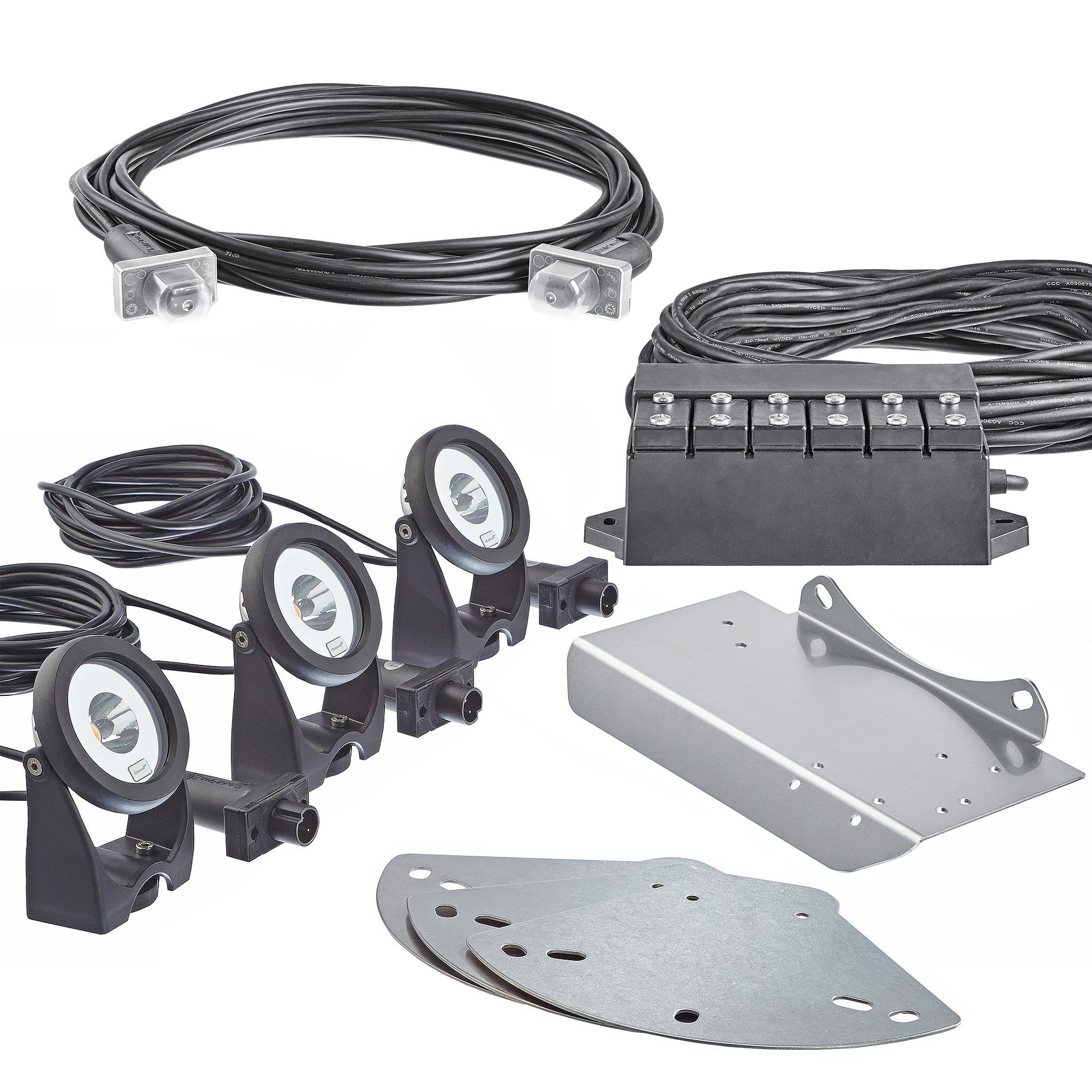 Oase LunAqua LED - Floating Fountain Illumination - White (3 Light Set) for PondJet / AirFlo / MIDI / MAXI Fountains - Image 3