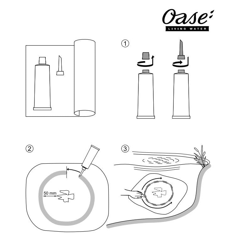 Oase - PVC Pond Liner Repair Kit - Image 2
