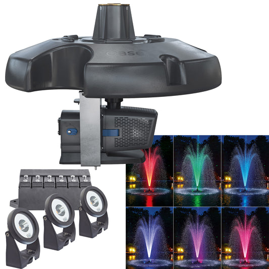 Oase Pond Jet ECO Premium Floating Fountain And RGB Lights Pic1
