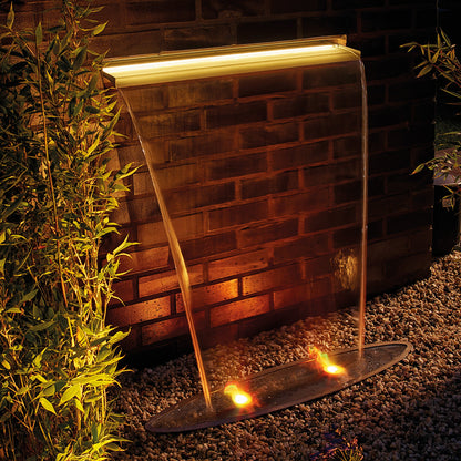 Oase Stainless Steel Waterfall XL 30 - 30cm wide - Image 7