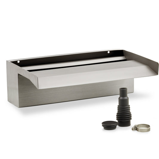 Oase Stainless Steel Waterfall XL 30 - 30cm wide - Image 1