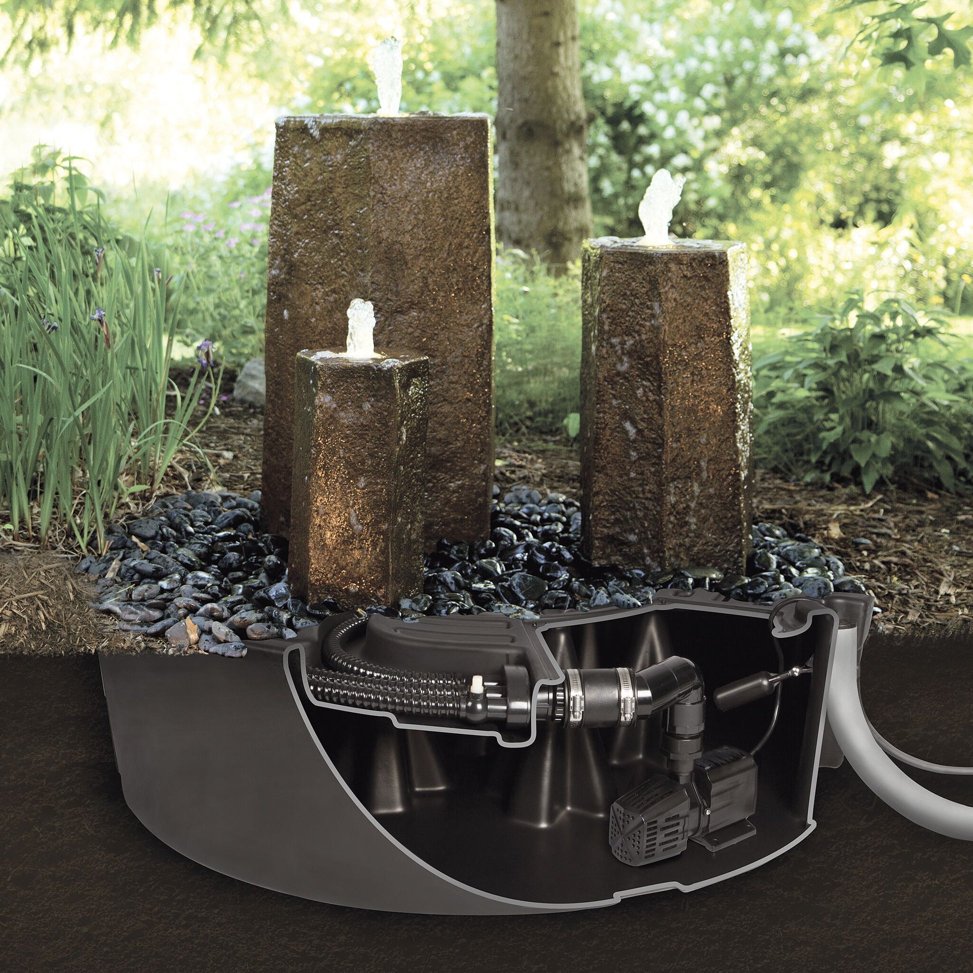 Oase  Water  Feature  Reservoir  InSitu