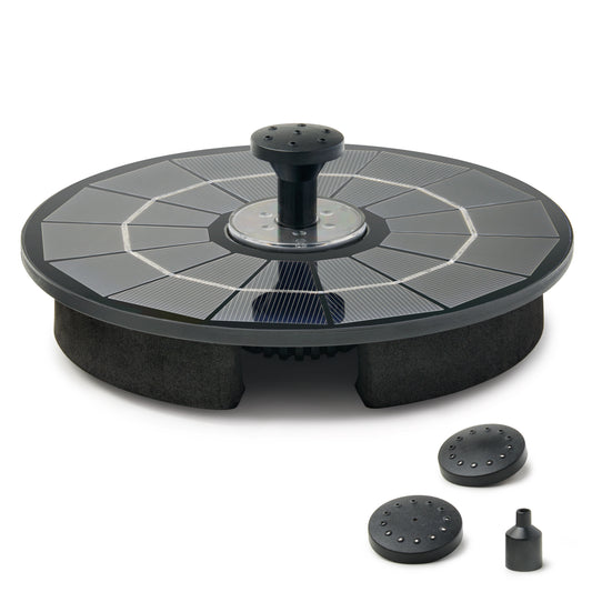 Pontec Pondosolar LED Island Floating Solar Fountain Pump Picture 1