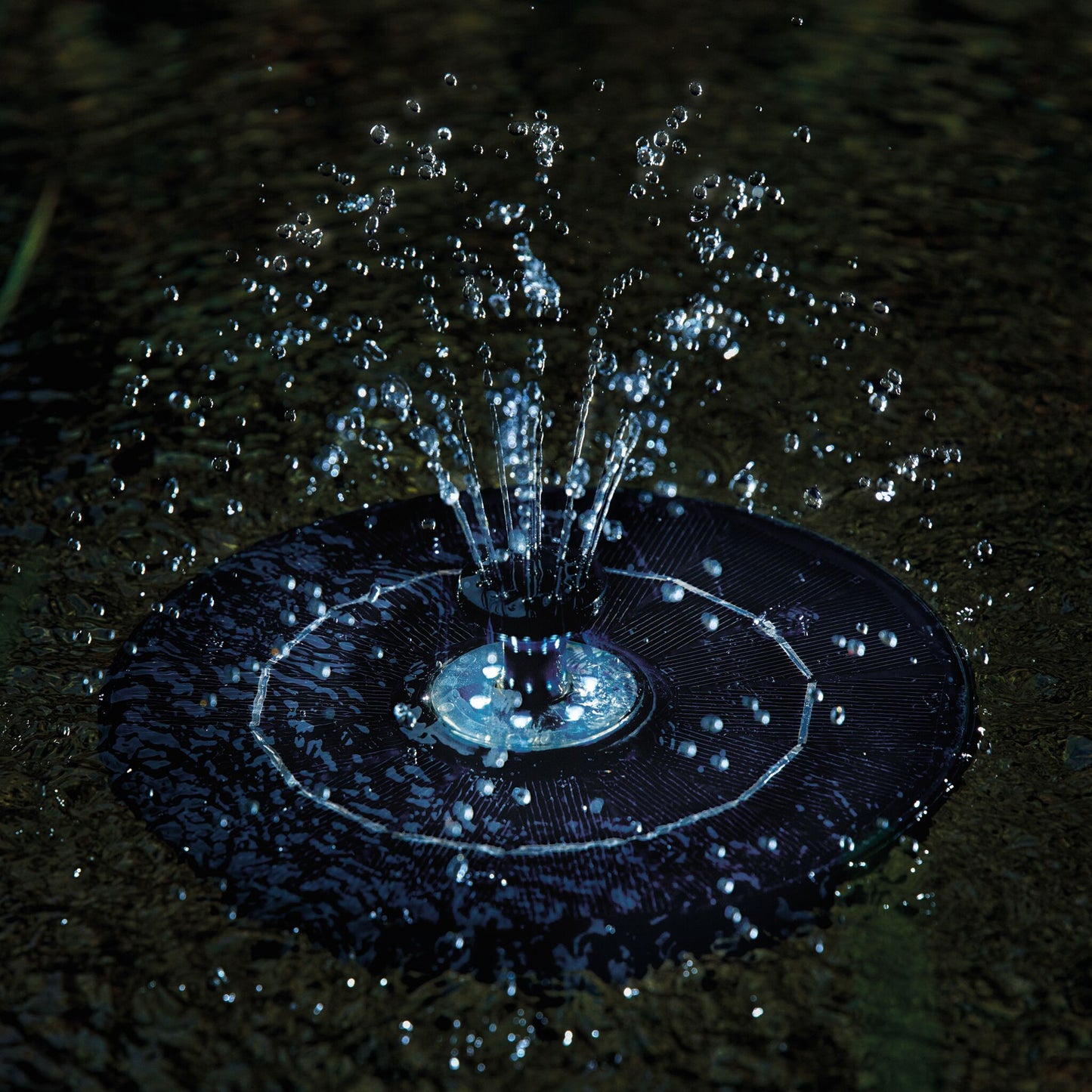 Pontec  Pondosolar  LED  Island  Floating  Solar  Fountain  Pump  - Picture 5