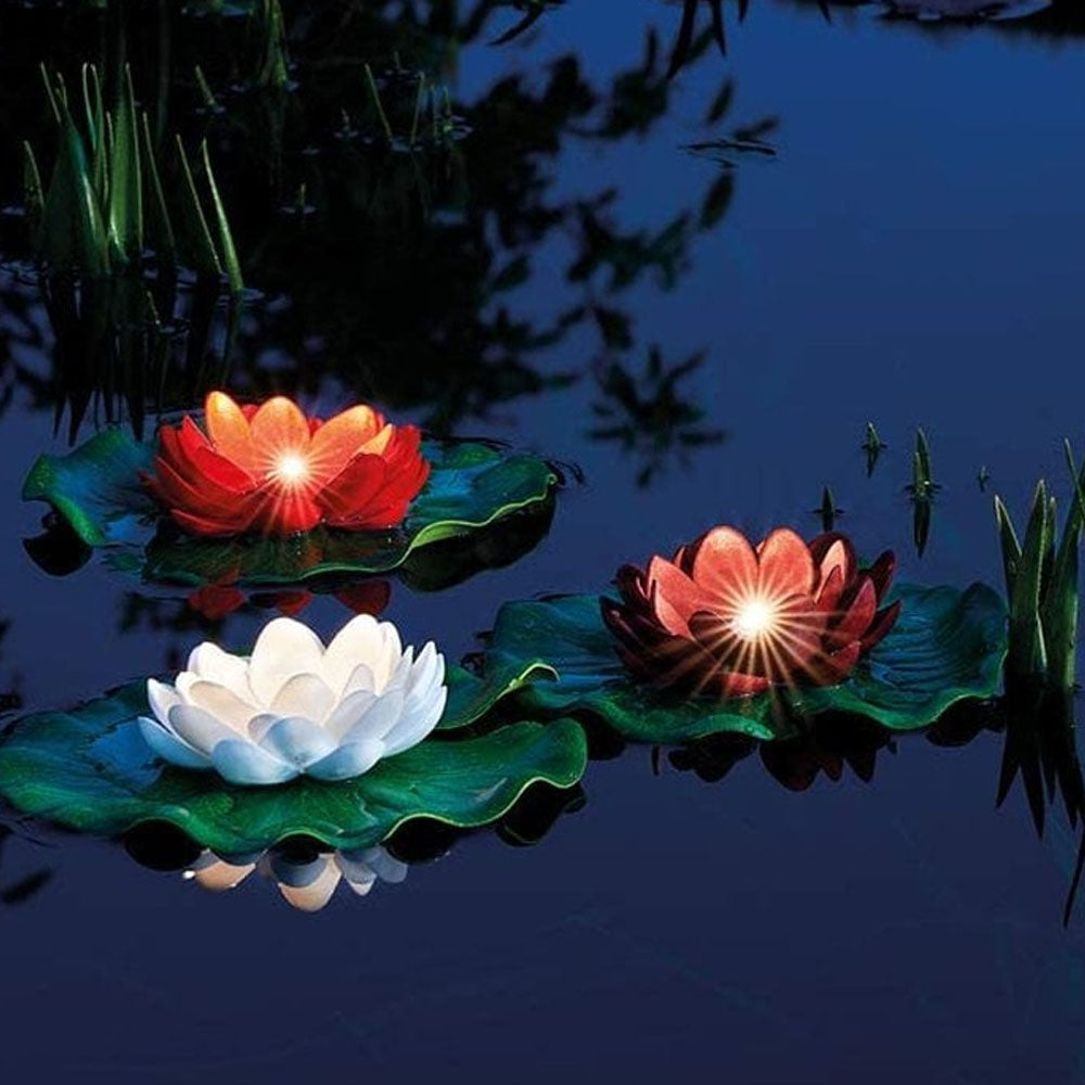 Pontec PondoSolar Lily LED - 3 Light Set - Image 2