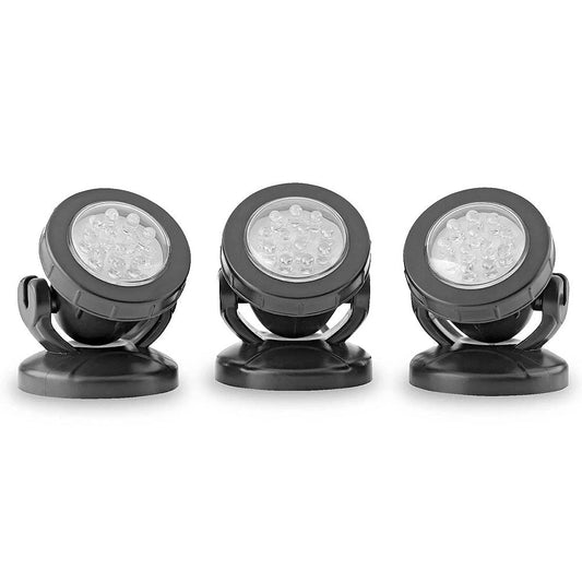 Pontec PondoStar LED 3 Pond Light Set  (Max Depth 1.0m) - Image 1