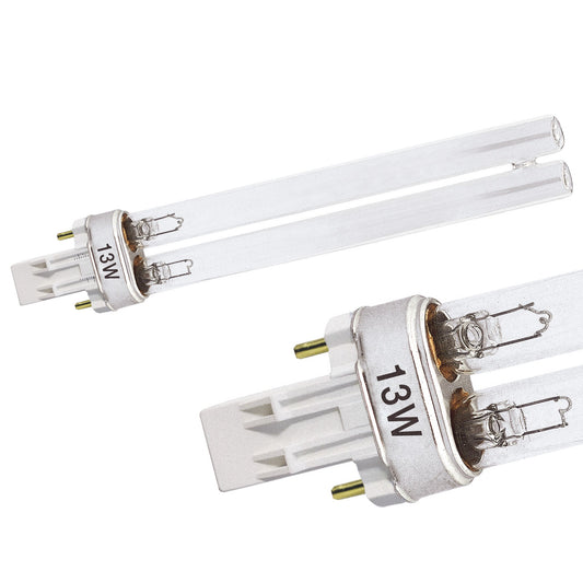 13w - 2 Pin PLS TUV Ultra Violet Bulb Double Lug - Image 1