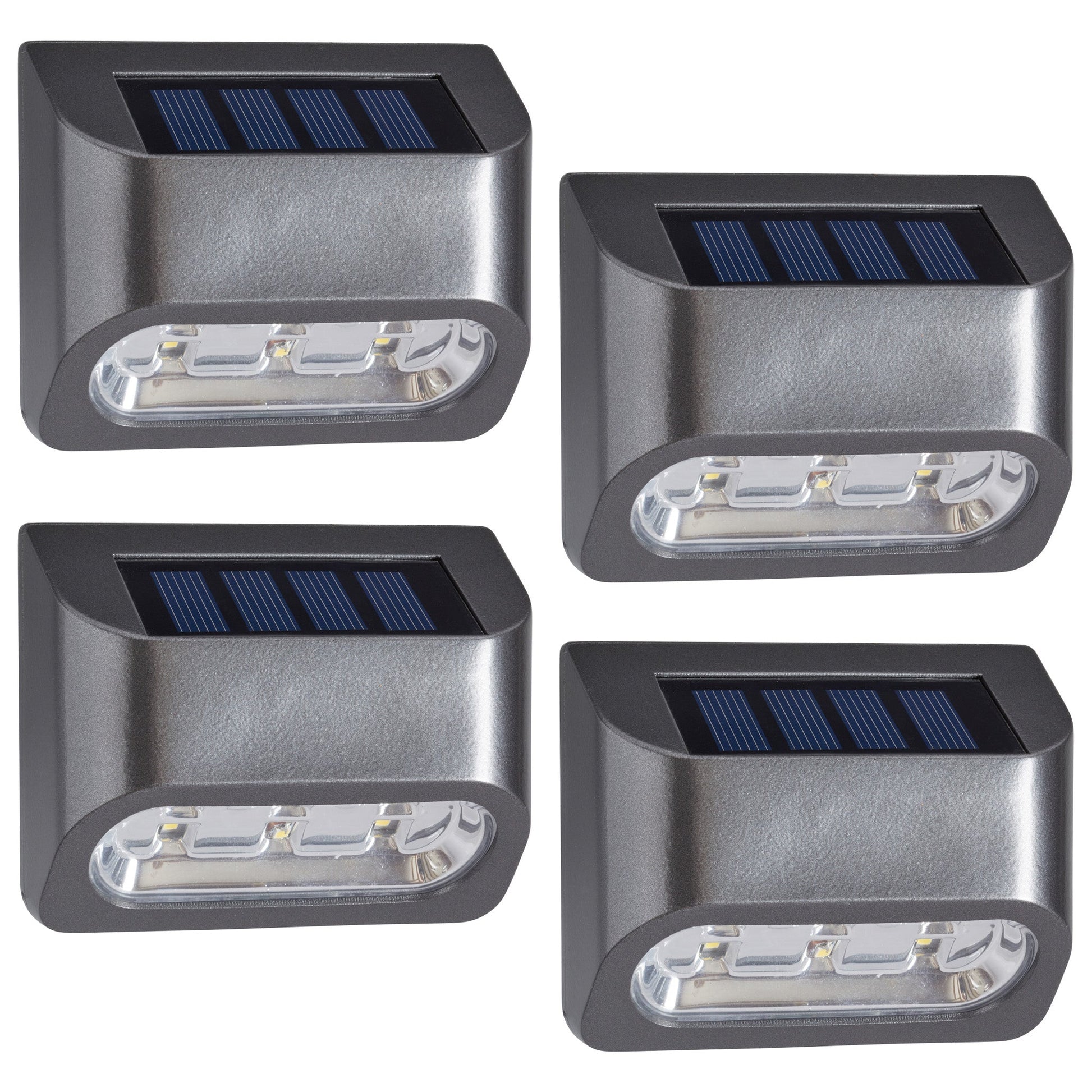 Smart Solar - Premier Solar Fence, Wall or Post Light (10 Lumens) - Pack of 4 - Image 1