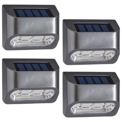 Smart Solar - Premier Solar Fence, Wall or Post Light (10 Lumens) - Pack of 4 - Image 1