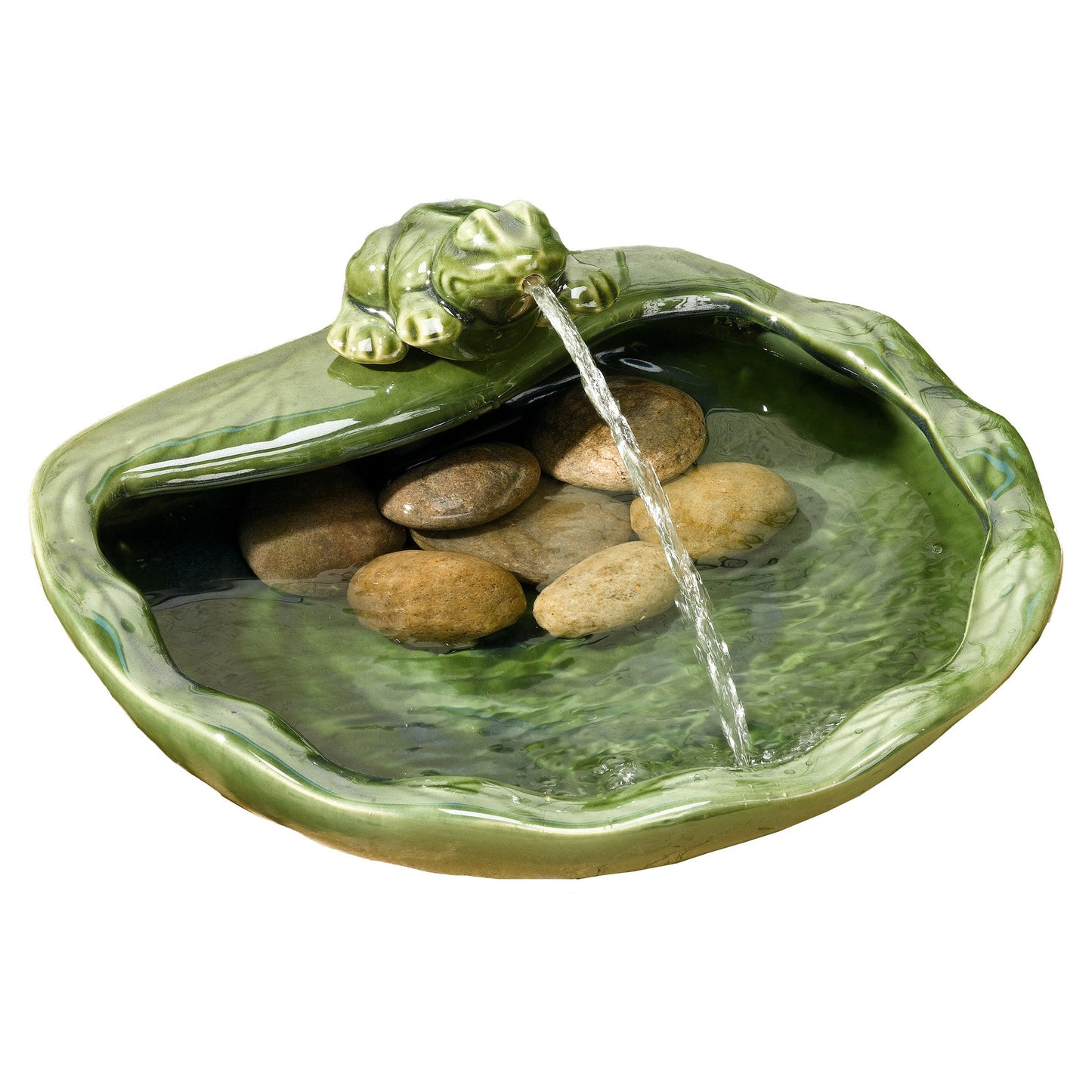 Smart Solar - Solar Frog Ceramic Water Feature - Image 1