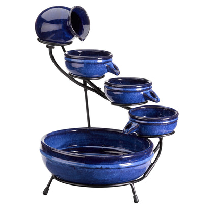 Smart Solar - Neptune Blue Ceramic Solar Cascade - Image 1