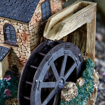 Smart Solar - Solar Water Mill Water Feature with Lights - Image 3