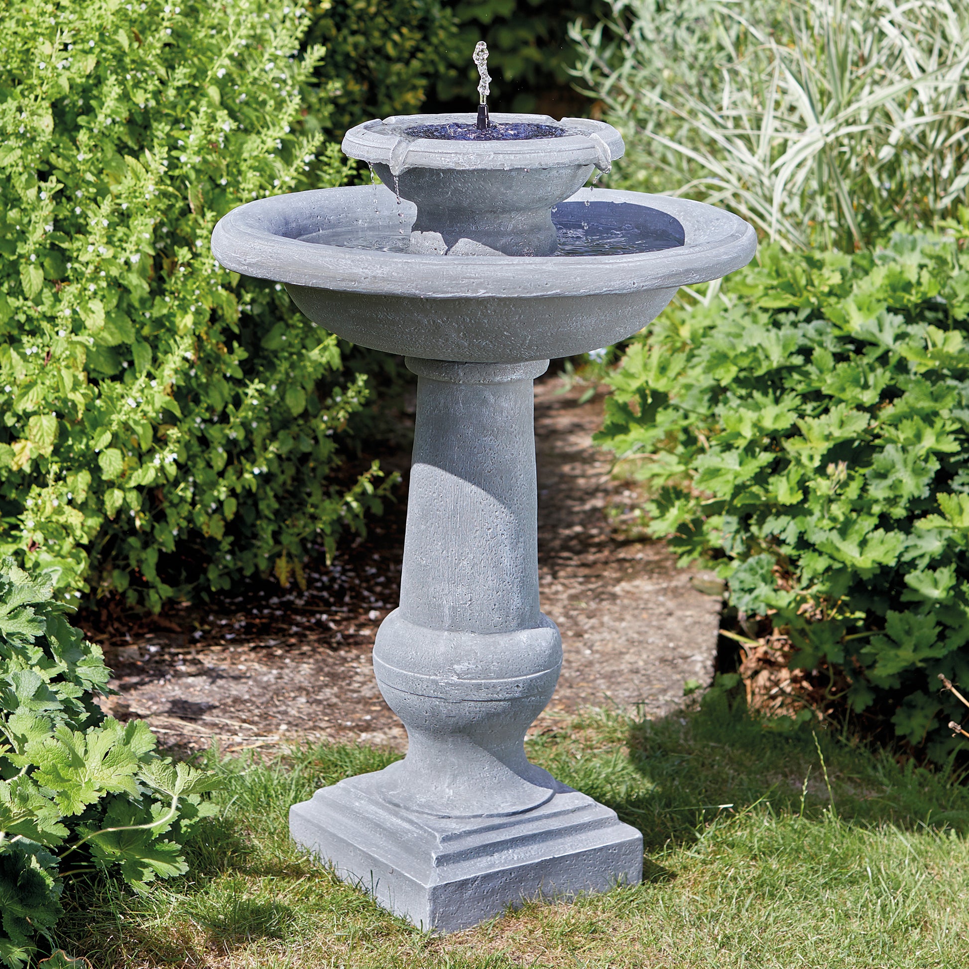 Smart Garden Products - Chatsworth Solar Round Panel Fountain - 1170528 - Picture 2