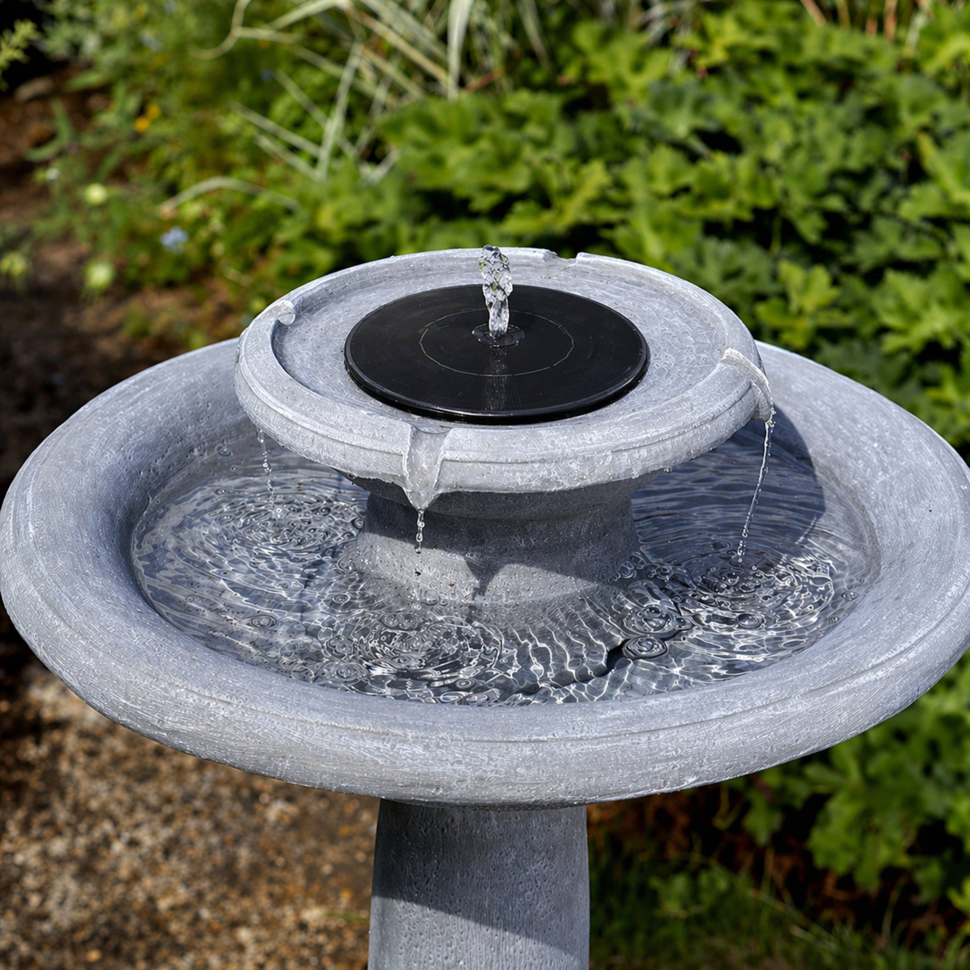 Smart Garden Products - Chatsworth Solar Round Panel Fountain - 1170528 - Picture 3