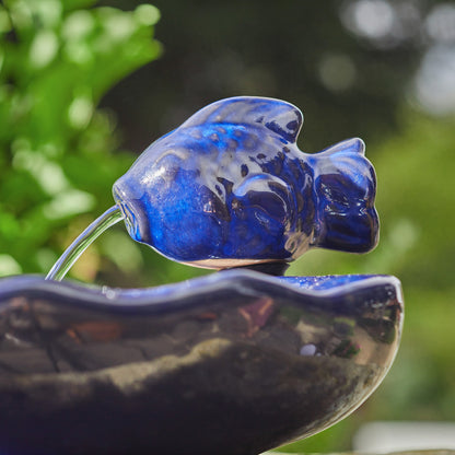 Smart Solar - Solar Fish Ceramic Water Feature - Image 3
