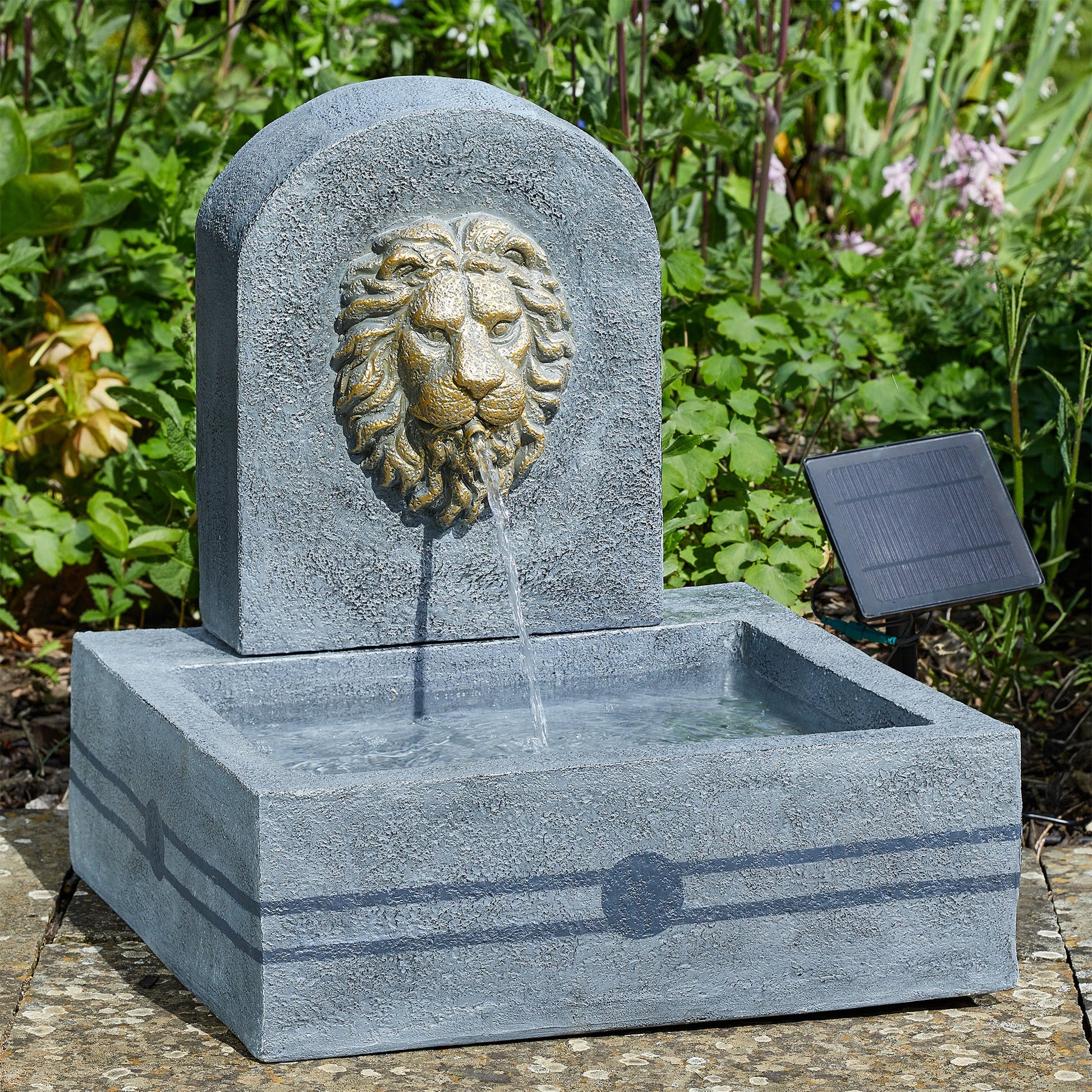 Smart Solar - Lions Head Cascade Solar Water Feature - Image 2